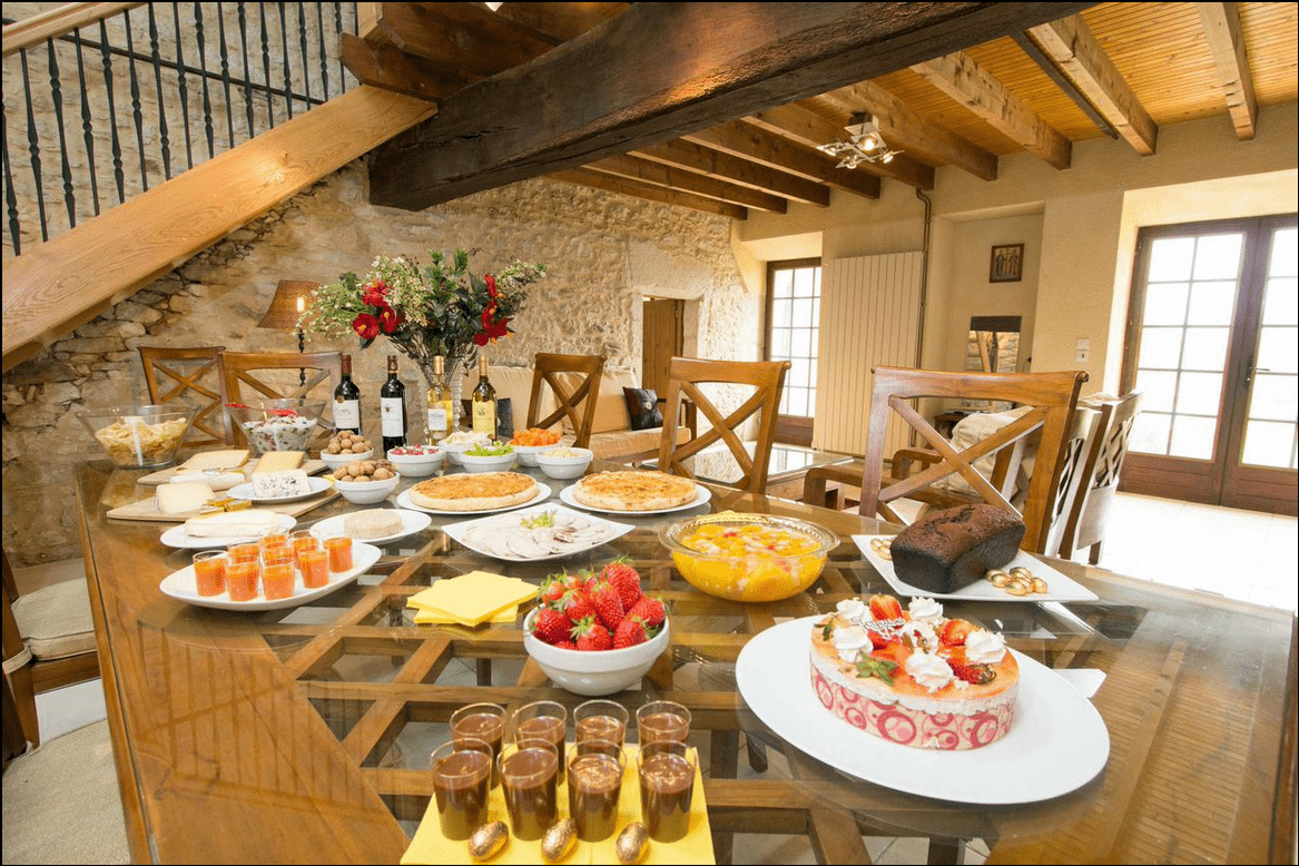 A welcoming buffet gourmand Buffet Gourmand for welcoming you at your arrival!