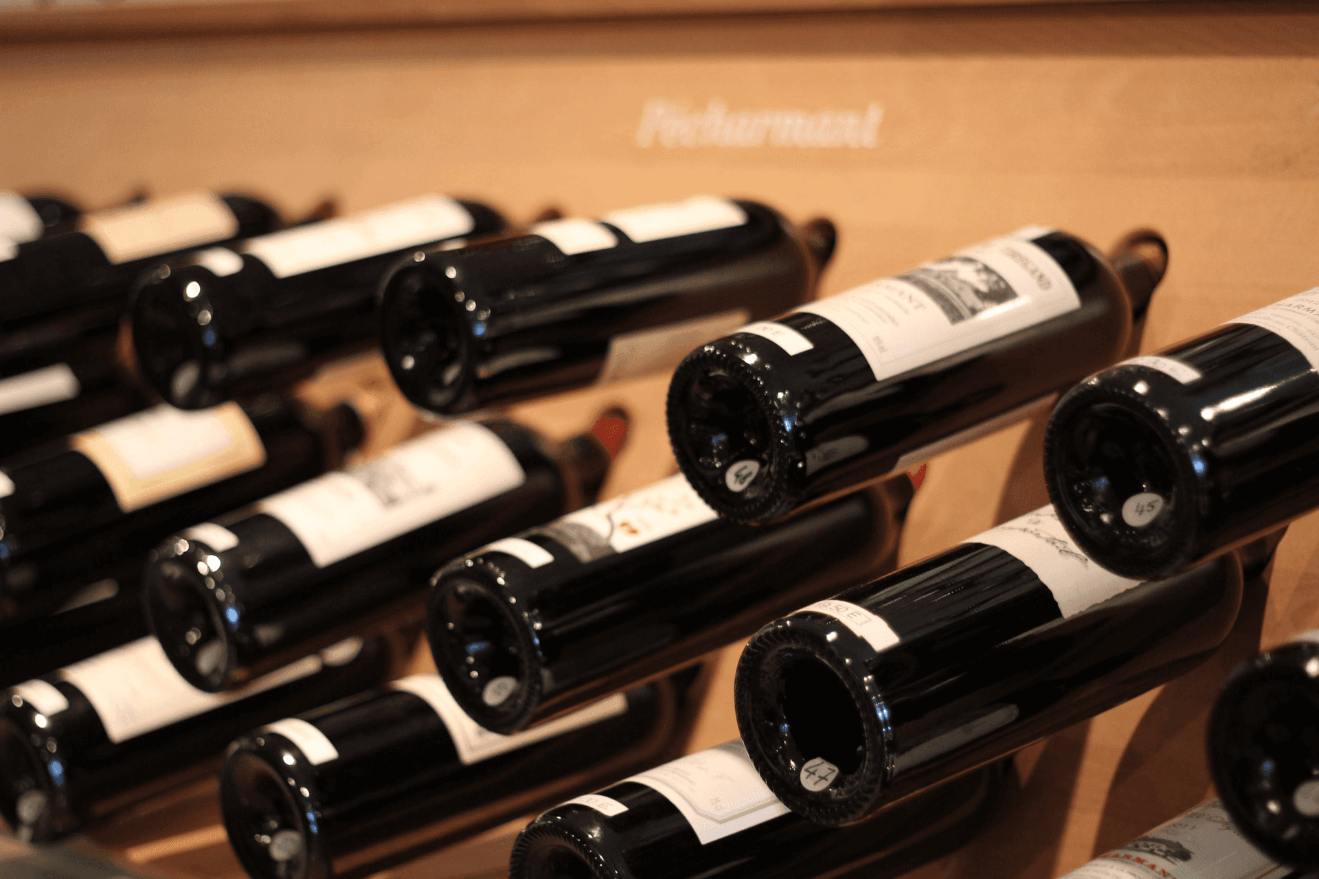 Bottles of red wine ready for you! Discovering wines of Aquitaine is one of the highlights of your trip in France!