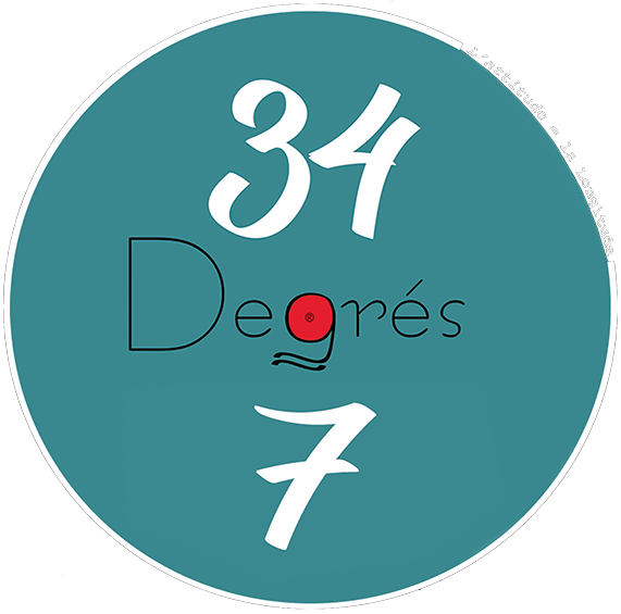 34 DEGRES 7 marque déposée 34 degrés 7, Illustrations méditerranéennes uniques – Affiches et produits dérivés