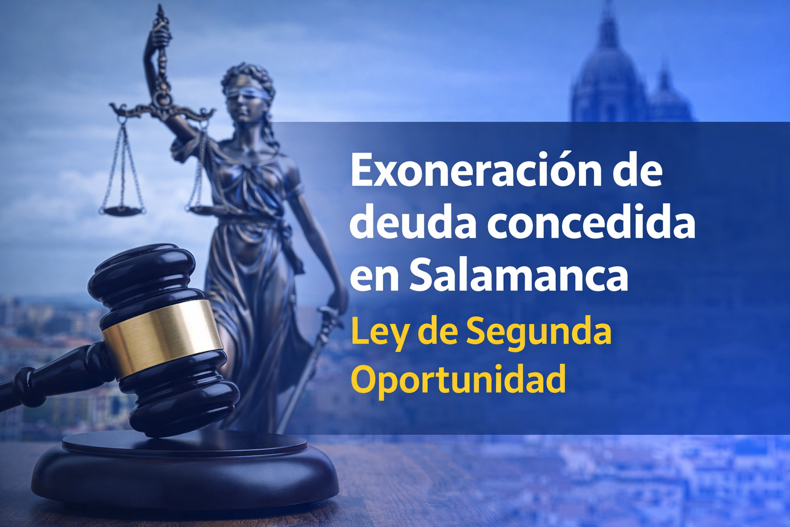 La Audiencia Provincial de Salamanca concede la exoneración de deudas aplicando la Ley de la Segunda