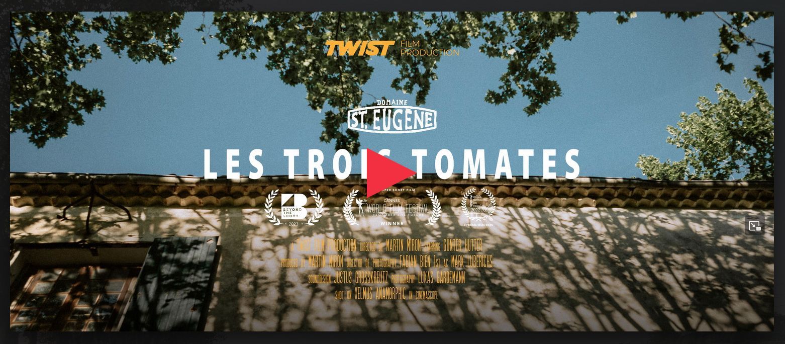 Link zum Kurzfilm Der Kurzfilm LES TROIS TOMATES von Martin Miron inszeniert das Glücksgefühl des Winzerlebens
