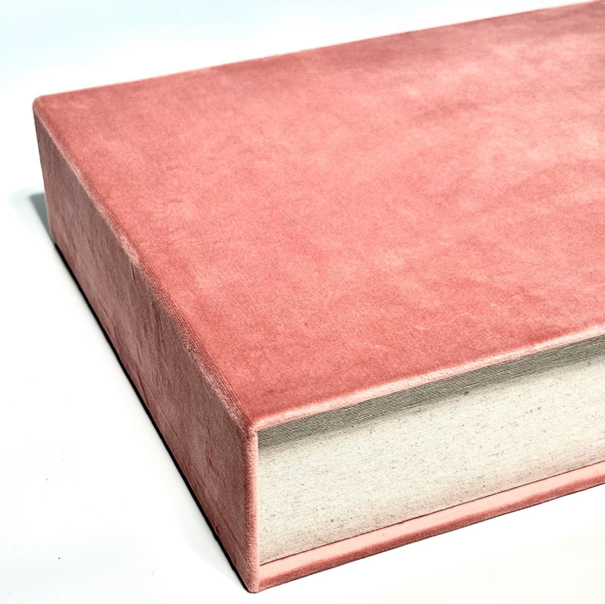 caja terciopelo rosa