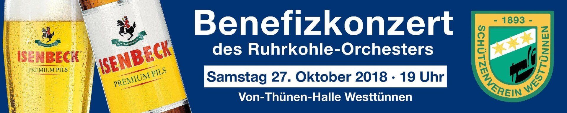 Benefizkonzert 2018 Benfizkonzert Ruhrkohle Orchester Von-Tühnen-Halle Westtünnen