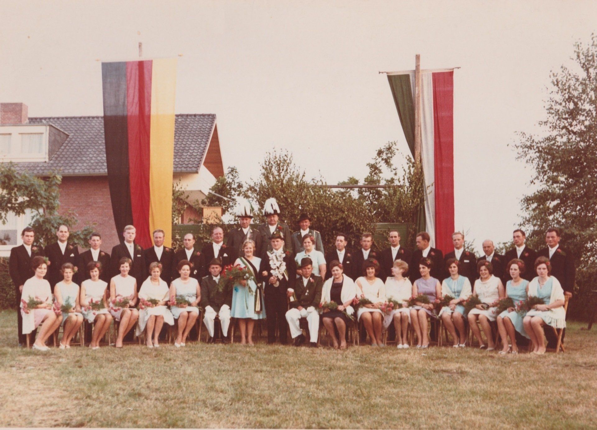 Königspaar und Hofstaat 1968 Königspaar und Hofstaat 1968