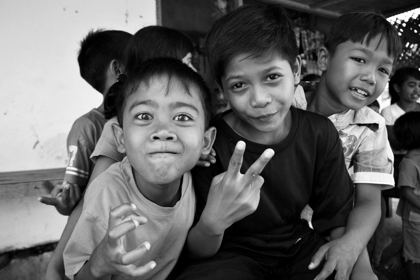 Portraits noir et blanc