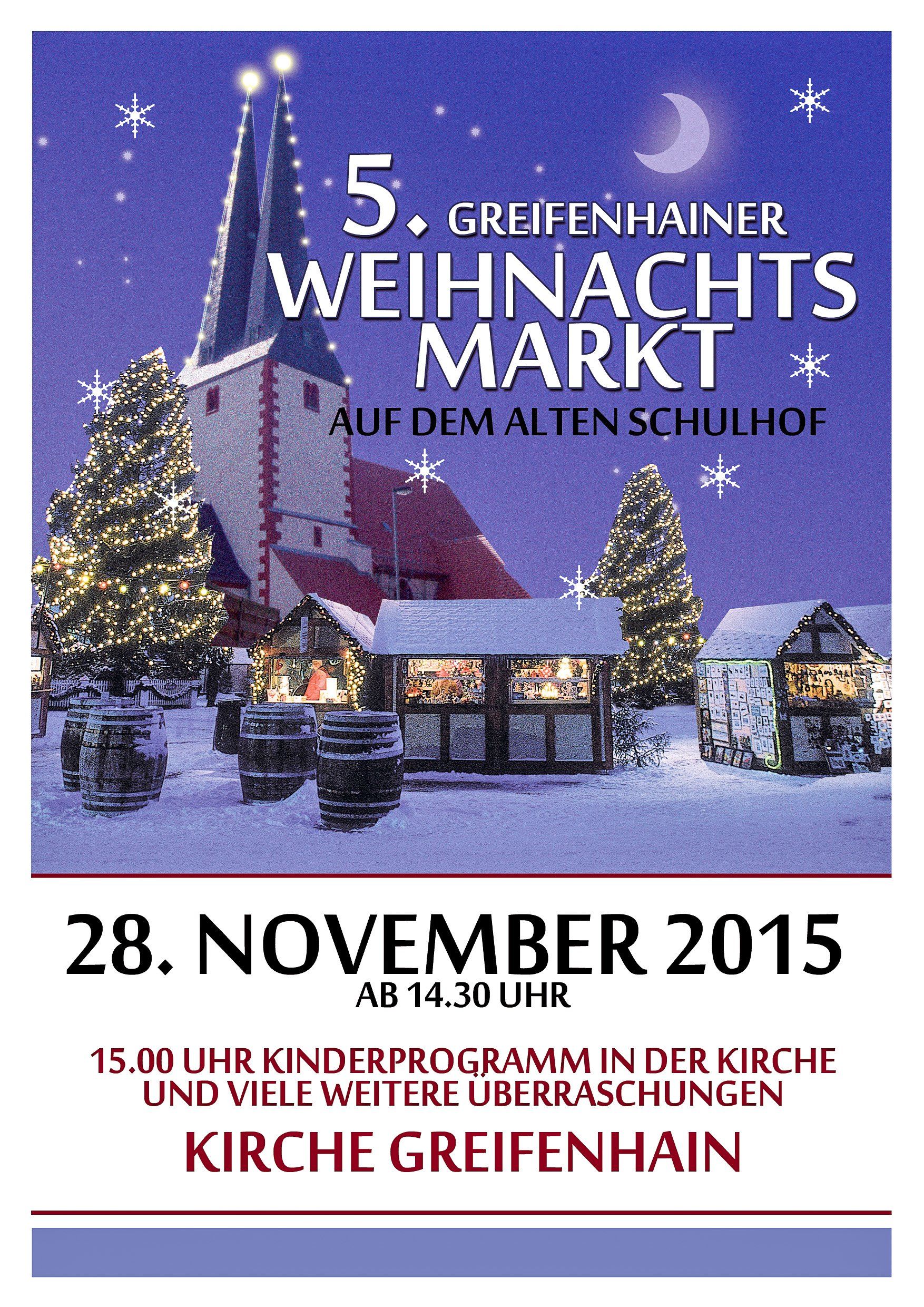 2015 Greifenhainer Weihnachtsmarkt 2015 Greifenhainer Weihnachtsmarkt
