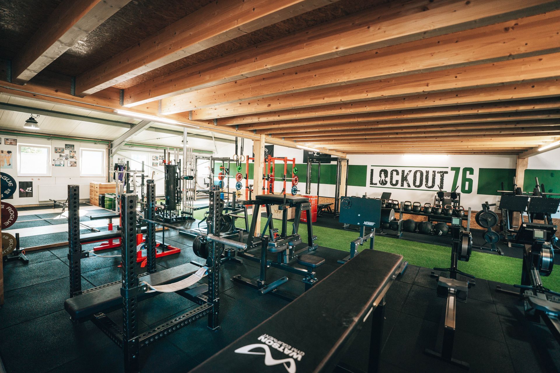 Innenbereich untere Ebene Lockout76 in der Nähe von Helmstadt