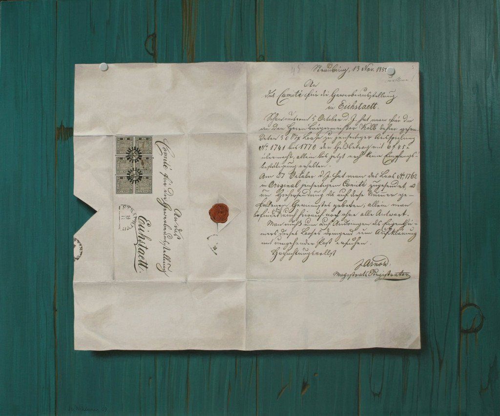 Trompe-lóeil-Malerei, Nürnberger Künstler, Jo Niklaus, Feinmalerei