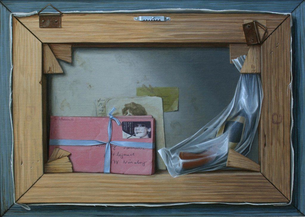 Trompe-lóeil-Malerei, Nürnberger Künstler, Jo Niklaus, Feinmalerei