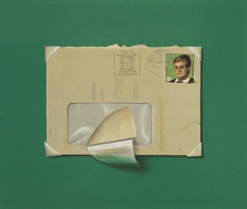 Kunst in Nürnberg, Briefmarken als Trompe-lóeil-Malerei, Jo Niklaus