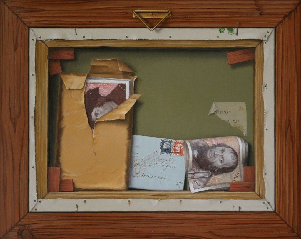 Trompe-lóeil-Malerei, Jo Niklaus, Fein-Art-Manier, Fränkische Künstler