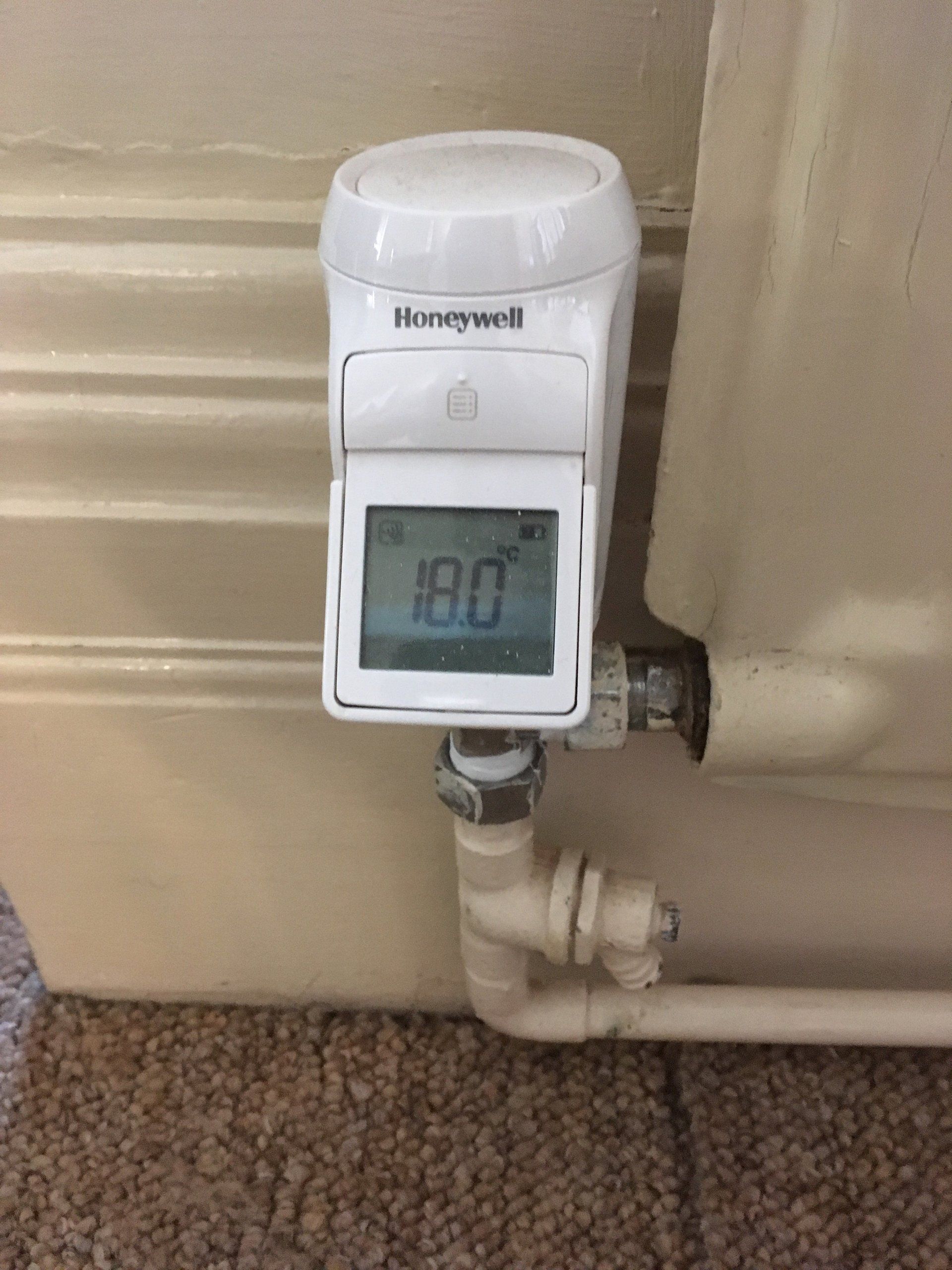 Honeywell evo home smart radiator valve TRV