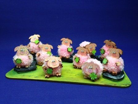 Pompom-Schweinchen