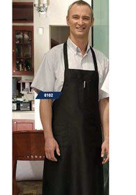 Hospitality Uniforms - Lighter Weight Bib Apron with 3 pockets