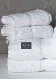 Hospitality Dobby Border Cotton Blend Bath Towels