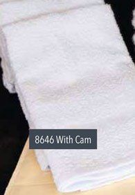 Hospitality White Terry Kitchen Bar Towel with Cam