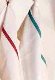 Hospitality White Stripe Cotton Kitchen Bar Towel