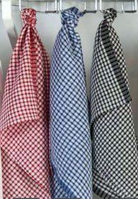 Hospitality Waffle Weave Micro Check Kitchen Bar Towels