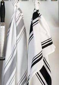 Hospitality Stripes Cotton Kitchen Bar Towel