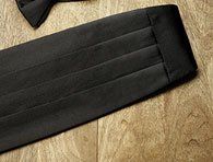 Hospitality Uniforms - Accessories, Cummerbund Satin