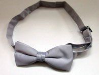 Uniforms - Bow Tie, Silver, Grey