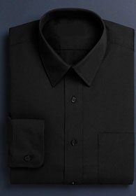 Uniforms - Long Sleeve Shirts Solid Colour Broadcloth