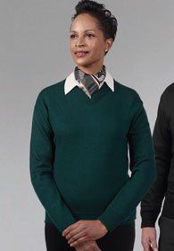 Uniforms - V-Neck Pullover Sweaters, Acrylic