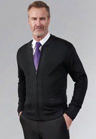 Uniforms - Cardigan Sweater with Zipper, Zip Up