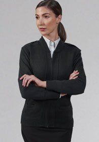 Uniforms - Sweater with Epaulets, Security, Cardigan with Zipper