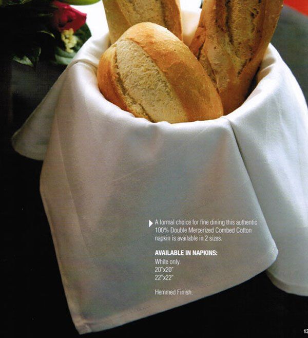 Hospitality Woven Satin Band Napkins