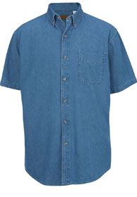 Uniforms - Work Denim Shirt Short Sleeve