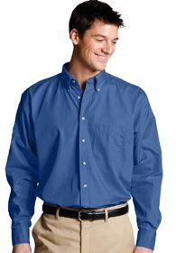 Uniforms - Men's Long Sleeve Shirt Button Down Poplin
