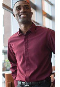 Uniforms - Men's Long Sleeve Shirt Batiste Cafe