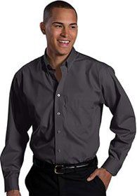 Uniforms - Men's Long Sleeve Shirt Button Down Poplin