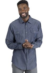 Uniforms - Work Denim Shirt Long Sleeve