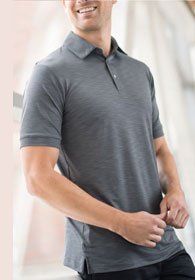 Uniforms - Sport Golf Polo Shirts, Polyester, Stretch Heather