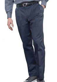 Uniforms - Men's Work Maintenance Pleated Utility Chino Pants