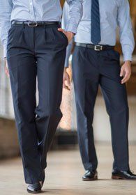 Uniforms - Dress Pants Pleated Polyester, Wool Blend