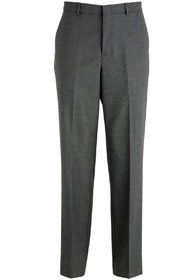 Uniforms - Men's Dress Pants Flat Front, Washable Wool Blend