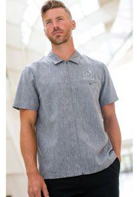 Uniforms - Housekeeping, Spa, Medical Men's Service Shirt Lightweight