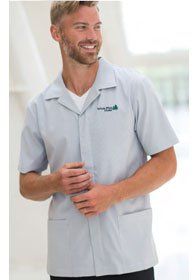 Uniforms - Housekeeping, Spa, Medical Men's Service Shirt Pincord