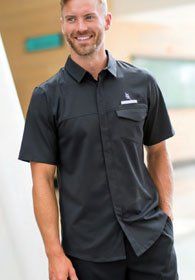 Uniforms - Housekeeping, Spa, Medical Men's Service Shirt Sorrento Stretch