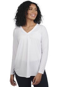 Uniforms - Women's Jewel Neck Stretch Knit Top