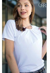 Uniforms - Women's Jewel Neck Stretch Knit Top