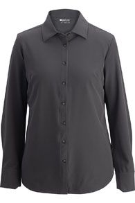 Uniforms - Women's Long Sleeve Pinpoint Oxford Shirt