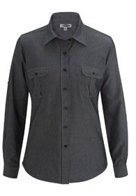 Uniforms - Work Denim Shirt Short Sleeve