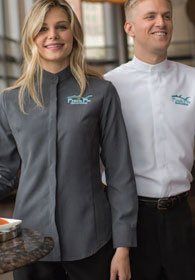 Uniforms - Women's Batiste Banded Collar Shirt