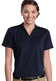 Uniforms - Housekeeping, Spa, Medical Women's Flat Knit Polo Shirt