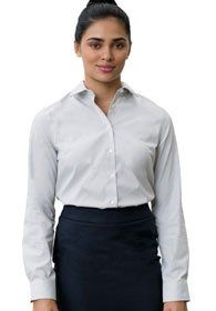 Uniforms - Women's Long Sleeve Tailored Wrinkle Free Oxford Shirt