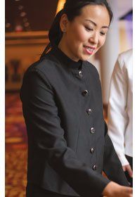 Uniforms Hospitality - Women's Ladies Server Steward Jacket, decorative buttons
